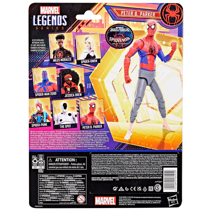 Marvel Legends Series Spider-Man: Across the Spider-Verse Spider-Man Peter B Parker