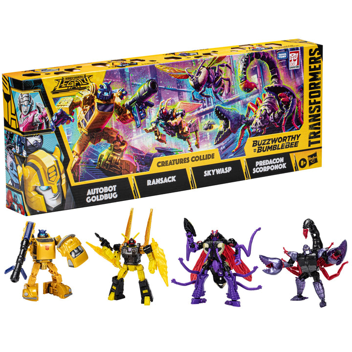 Transformers Buzzworthy Bumblebee Creatures Collide Multipack