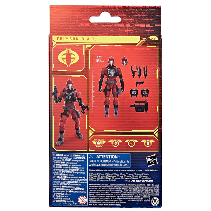 G.I. Joe Classified Series CRIMSON B.A.T. Action Figure