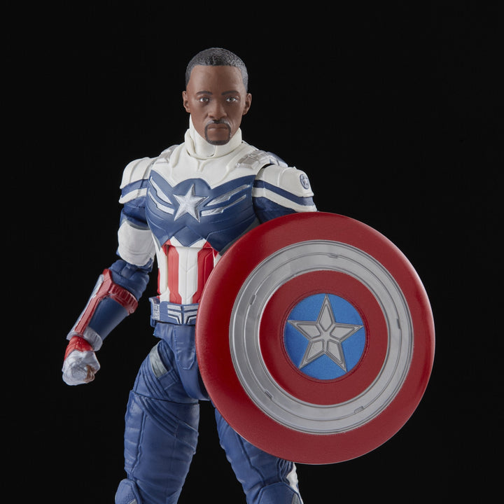 Marvel Legends Captain America Sam Wilson and Captain America Steve Rogers