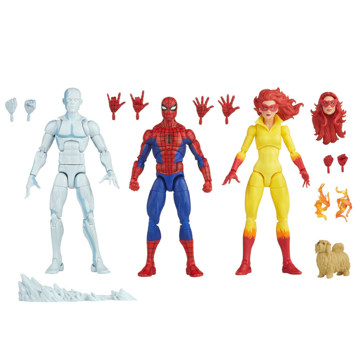 Marvel Legends Series Spider-Man and His Amazing Friends 3 Pack 6" Action Figures