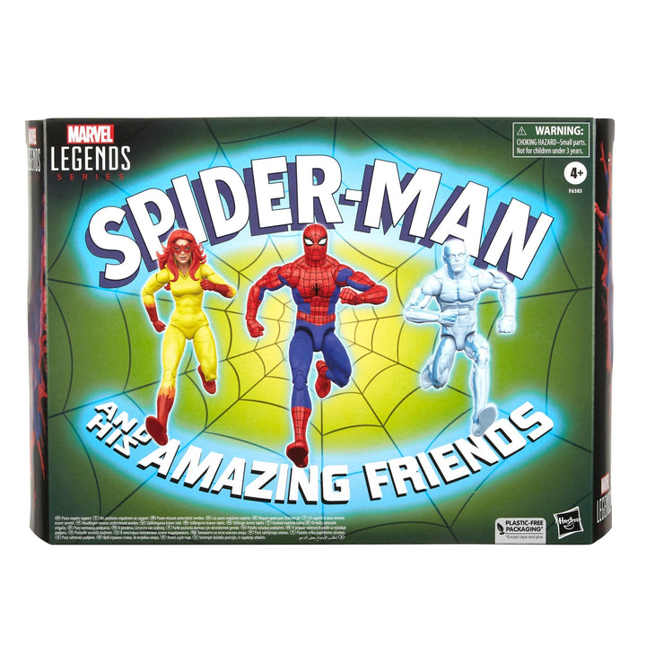 Marvel Legends Series Spider-Man and His Amazing Friends 3 Pack 6" Action Figures