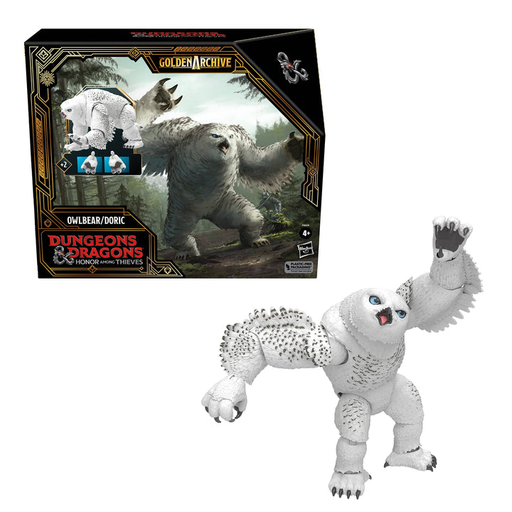 Dungeons & Dragons Golden Archive Owlbear/Doric Action Figure