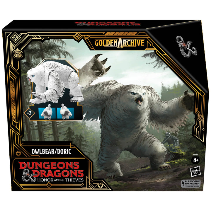 Dungeons & Dragons Golden Archive Owlbear/Doric Action Figure