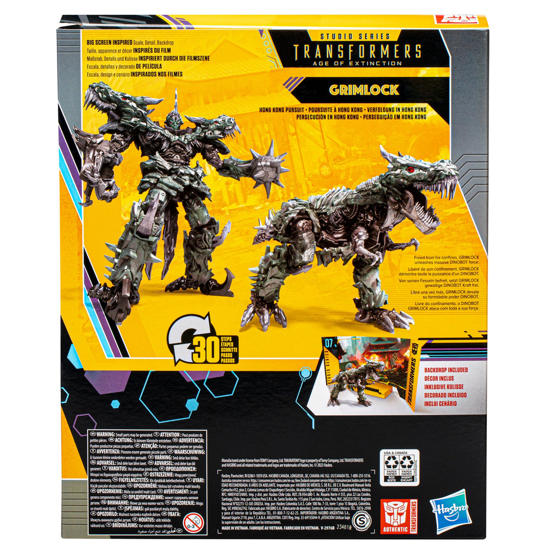 Transformers Studio Series Age of Extinction Buzzworthy Bumblebee Grimlock Action Figure