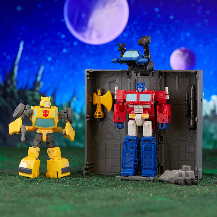 Transformers Legacy Evolution Core Class Optimus Prime & Bumblebee 2 Pack Action Figures