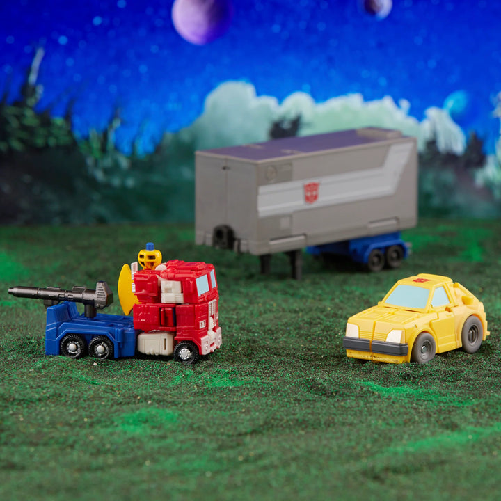 Transformers Legacy Evolution Core Class Optimus Prime & Bumblebee 2 Pack Action Figures