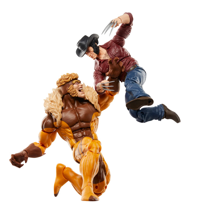 Marvel Legends Series Marvel's Logan vs Sabretooth 2-Pack 6" Action Figures