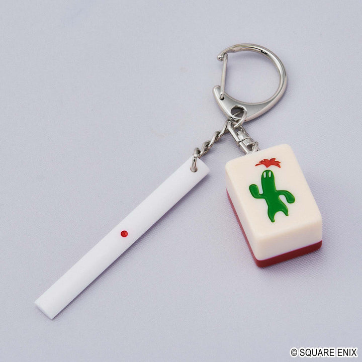 Square Enix Final Fantasy XIV Doman Mahjong Tile Key Chain One of Bamboo (Release Date 11/25)
