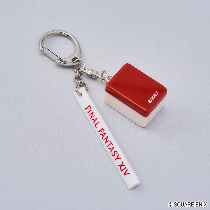 Square Enix Final Fantasy XIV Doman Mahjong Tile Key Chain One of Bamboo (Release Date 11/25)