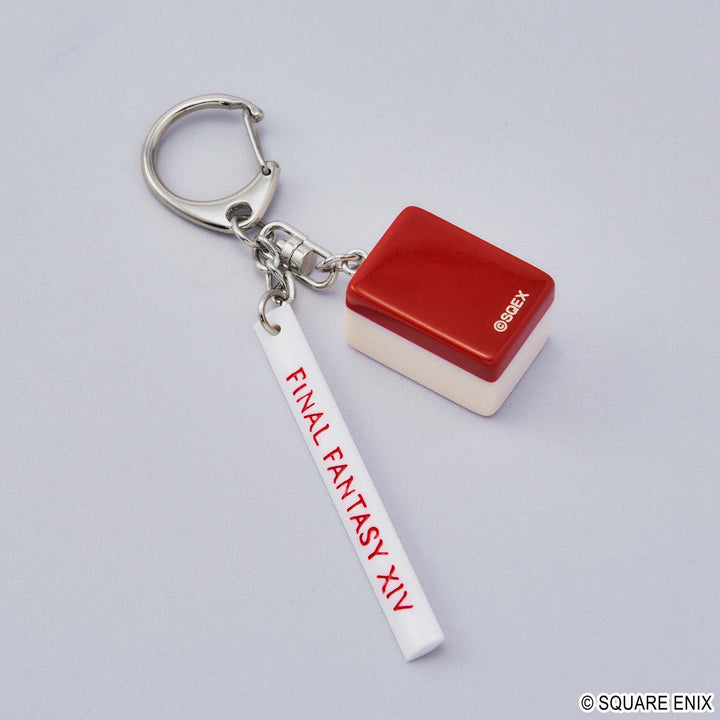 Square Enix Final Fantasy XIV Doman Mahjong Tile Key Chain One of Dots (Release Date 11/25)