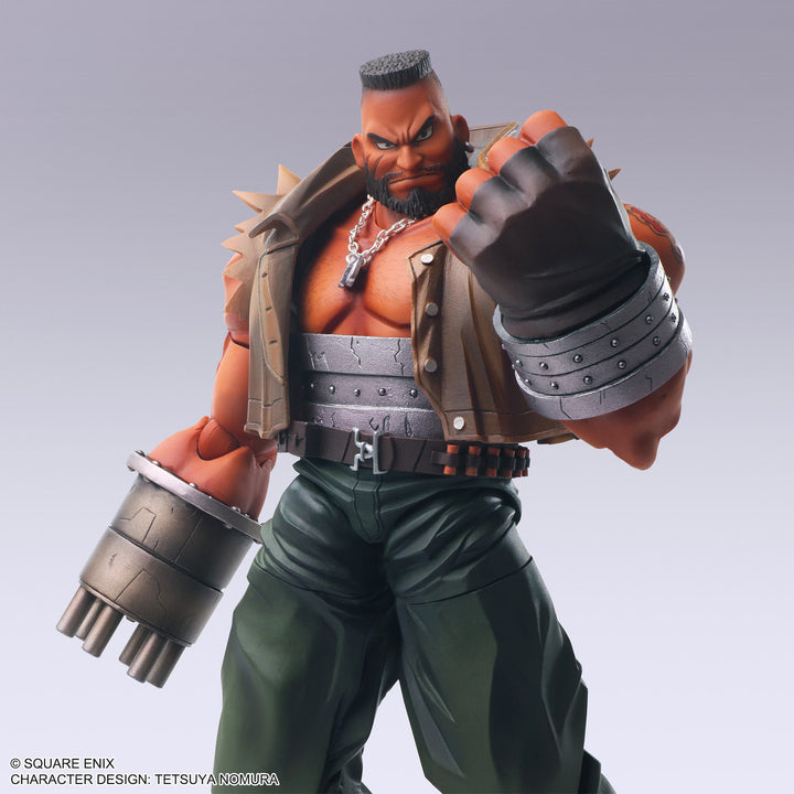 Final Fantasy VII Bring Arts Barret Wallace Action Figure