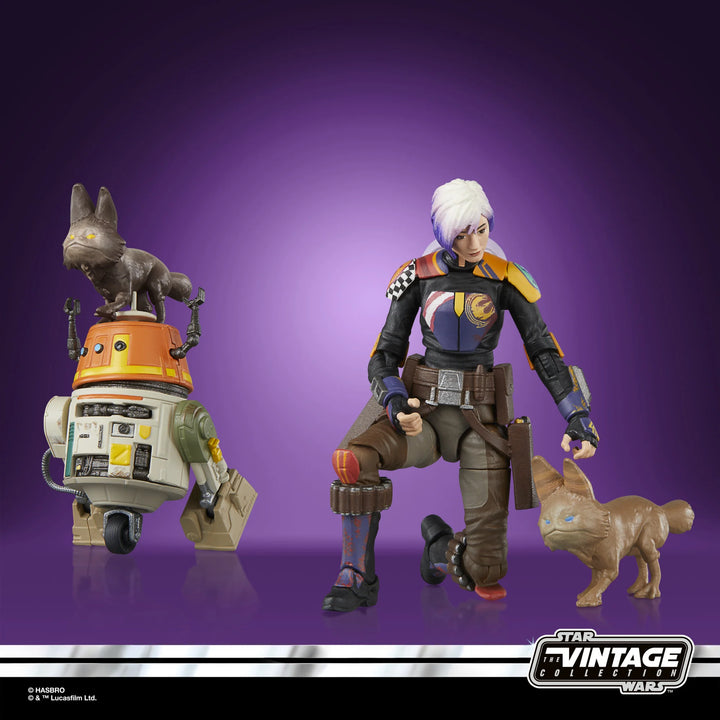Star Wars The Vintage Collection Sabine Wren & Chopper (C1-10P) - Pending