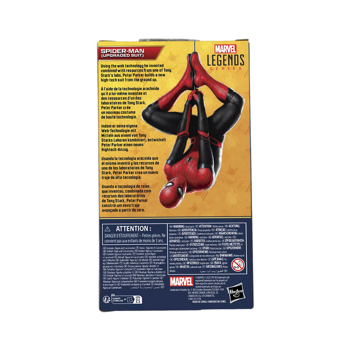 Marvel Legends Spider-Man detailed sculpt