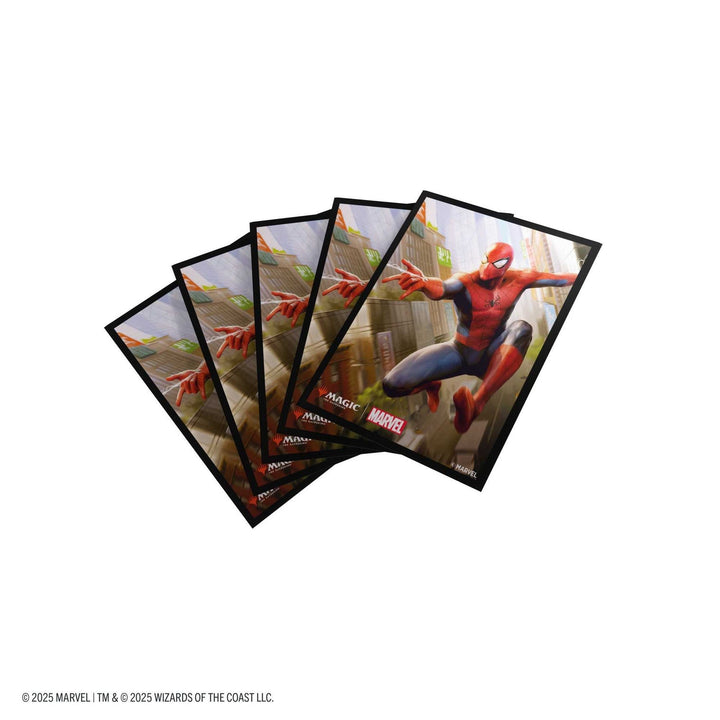Magic: The Gathering Marvel's Spider-Man Premium Art Sleeves - Spider-Man
