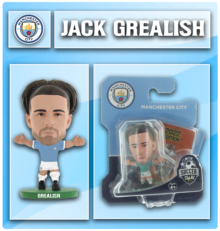 Jack Grealish Manchester City FC SoccerStarz Figure