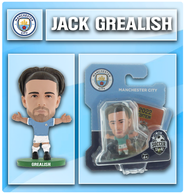 Jack Grealish Manchester City FC SoccerStarz Figure