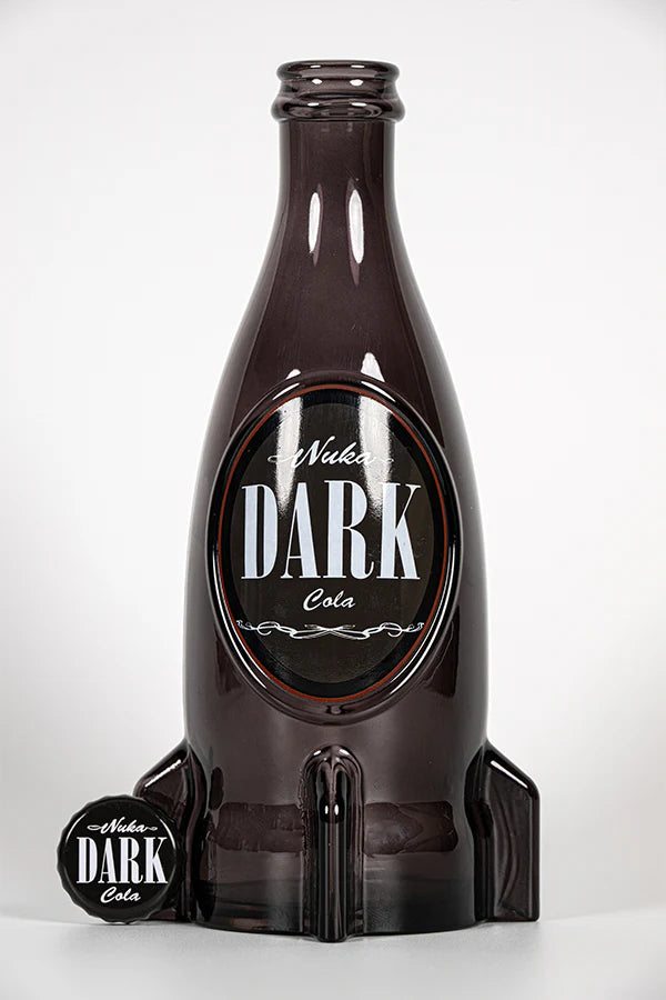 Official Fallout Nuka Cola Dark Glass Bottle & Caps