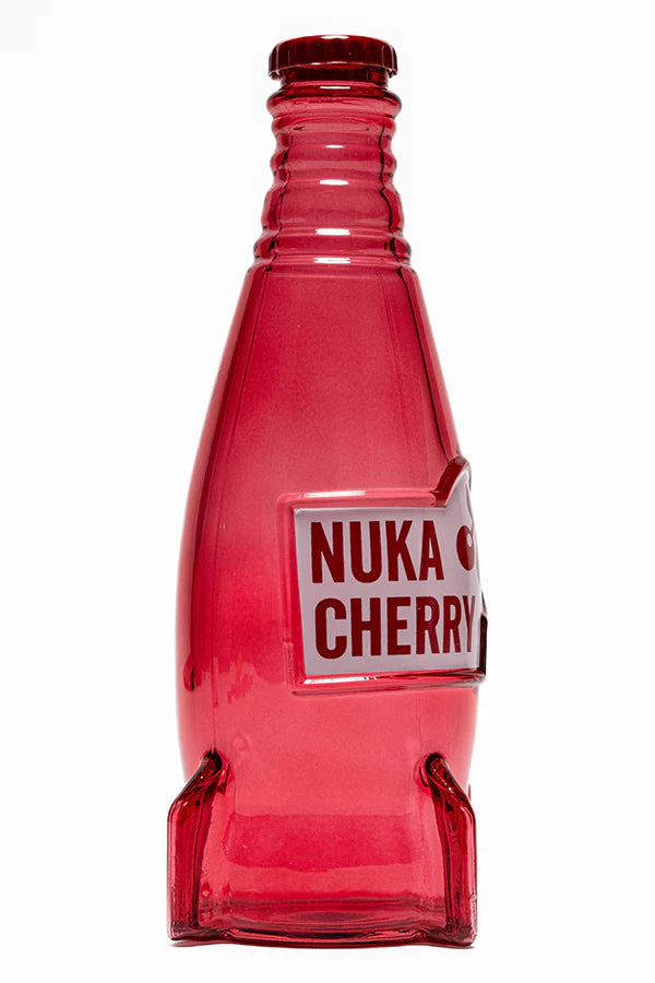 Official Fallout Nuka Cola Cherry Glass Bottle & Cap