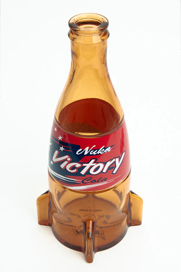Official Fallout Nuka Cola Victory Glass Bottle & Caps *Exclusive