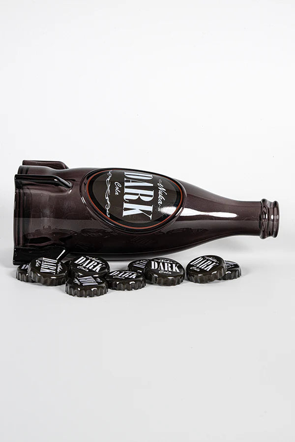Official Fallout Nuka Cola Dark Glass Bottle & Caps
