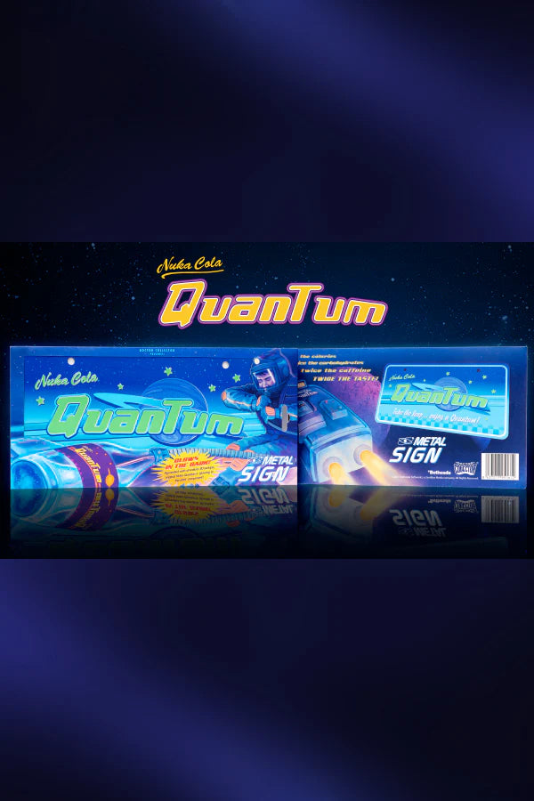 Official Fallout Nuka Cola Metal Signs Triple Pack Limited Edition