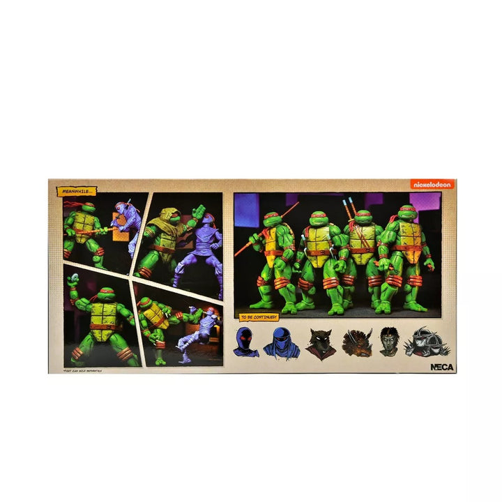 NECA Teenage Mutant Ninja Turtles Mirage Comics Ultimate 7″ Action Figure 4 Pack Set