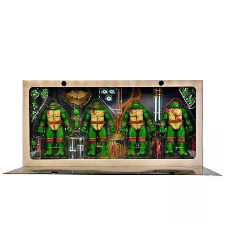 NECA Teenage Mutant Ninja Turtles Mirage Comics Ultimate 7″ Action Figure 4 Pack Set