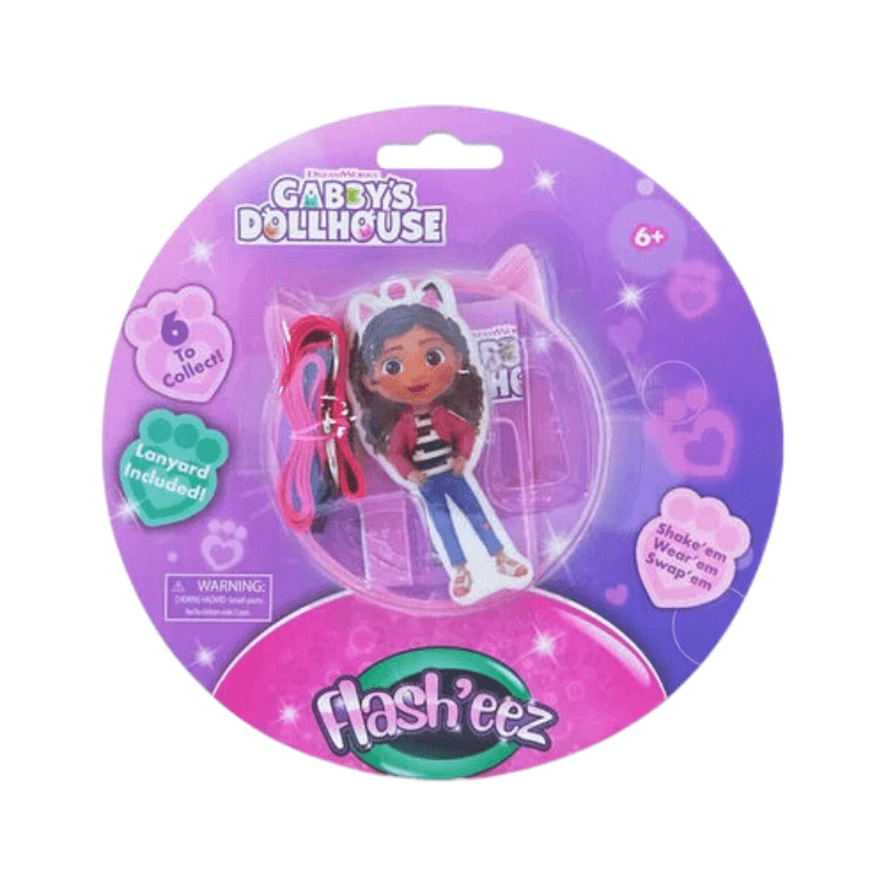 Gabby's Dollhouse Flash'eez + Lanyard