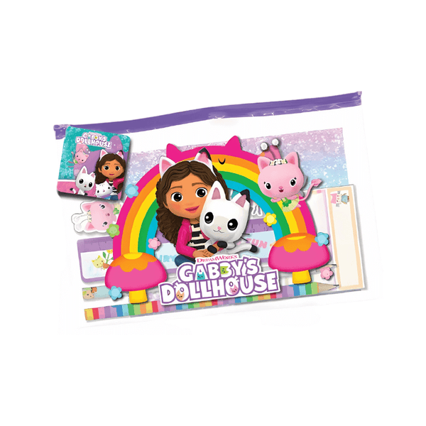 Gabby's Dollhouse Pencil Case Set collectible from PoundFun