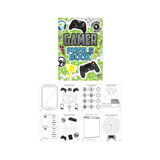 Gamer Puzzle Book, alternate view