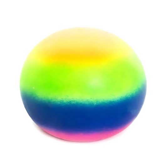 Giant Rainbow Squish Ball, alternate view