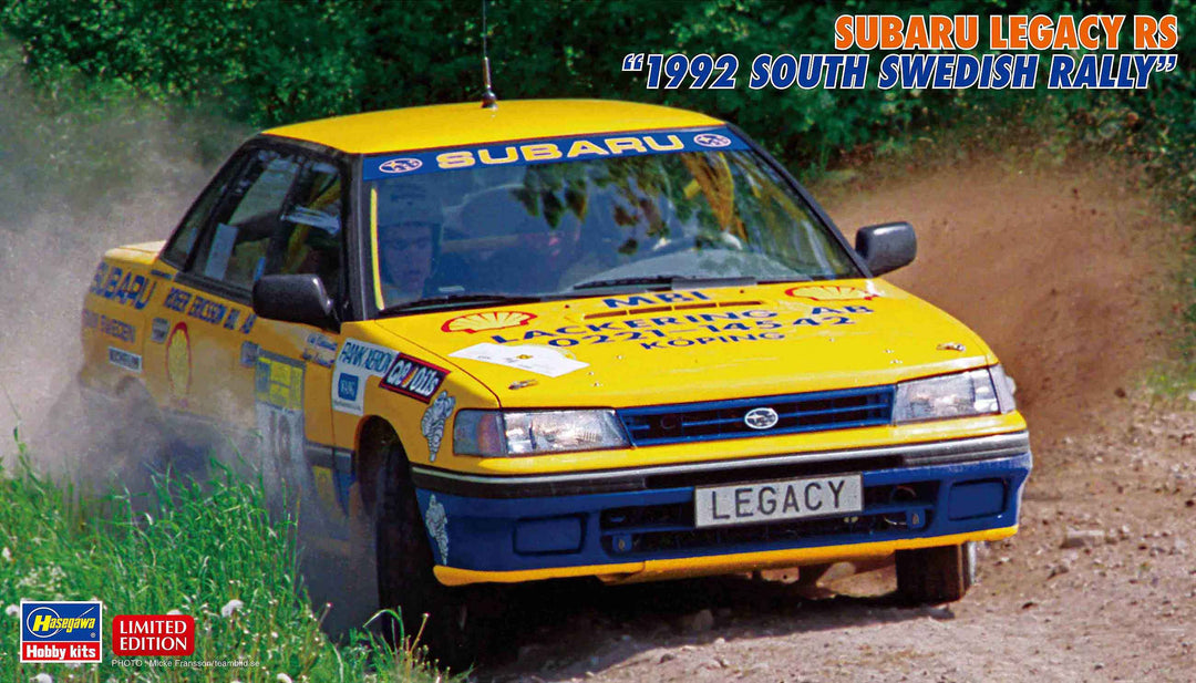 Hasegawa 1:24 Scale 1992 Subaru Legacy RS South Swedish Rally Kit