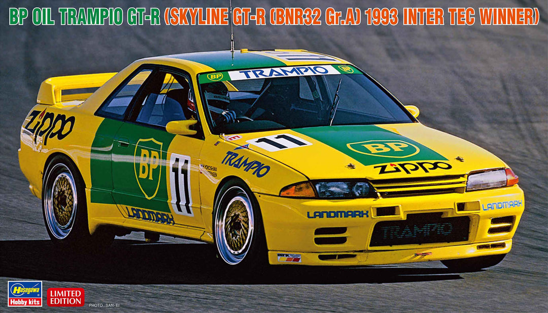Hasegawa 1:24 Scale BP Oil Trampio GT-R Skyline GT-R 1993 1st Inter Tec Kit