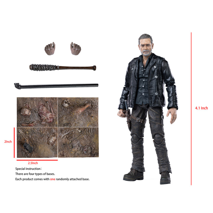 The Walking Dead Dead City Negan 1/18 Scale Action Figure