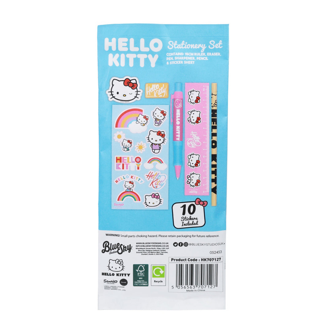 Hello Kitty 6-Piece Stationery Pouch
