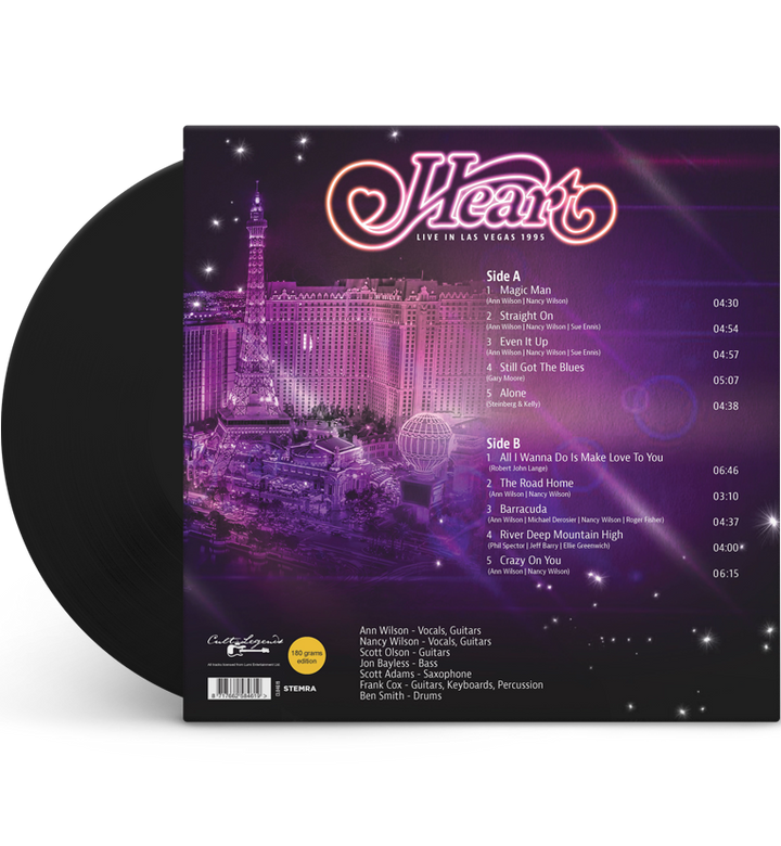 Heart – Live in Las Vegas, 1995 (12-Inch Album on 180g Vinyl)
