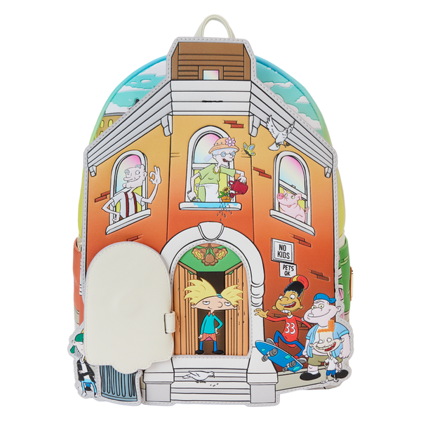 Loungefly Hey Arnold! Sunset Arms Boarding House Mini Backpack