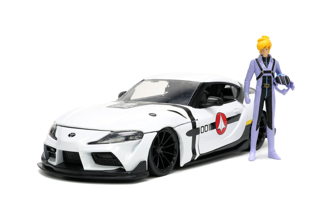 Jada Toys 1:24 Hollywood Rides Robotech 2020 Supra with Roy Fokker Figure