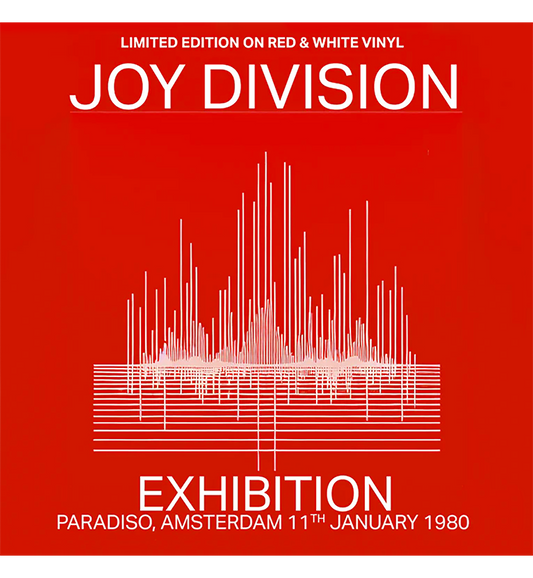 Joy Division – Exhibition: Live in Amsterdam, 1980 (Limited Edition 12-Inch Album on White/Red Splatter Vinyl, alternate view