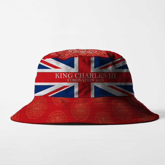King Charles Emblem - Commemorative - Bucket Hat, alternate view