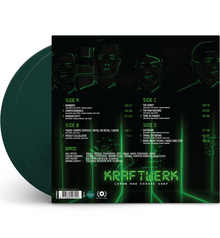 Kraftwerk – Luton Hoo Estate 1997 (Limited Edition Double-LP on 180g Green Vinyl)