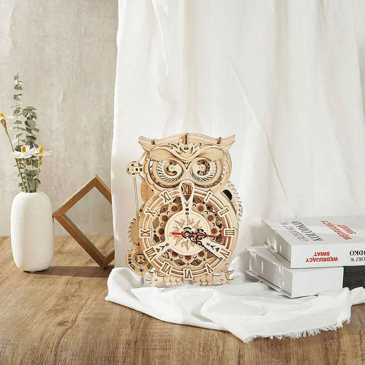 Owl Clock, alternate view