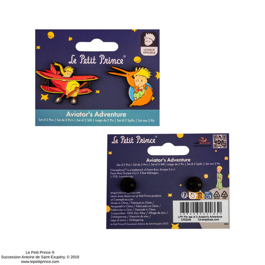 The Little Prince Aviator's Adventure Pin Set, alternate view