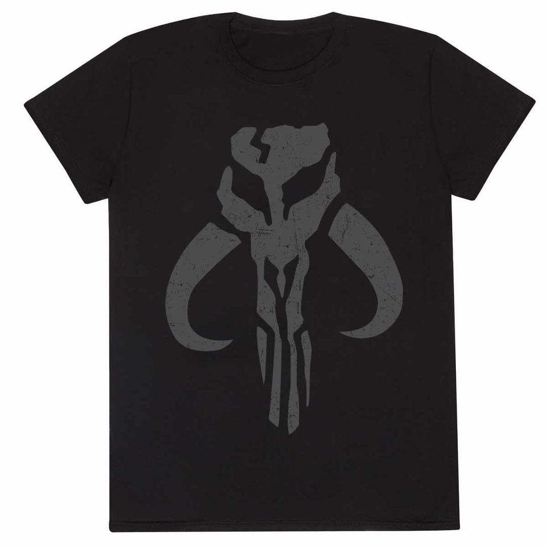 Star Wars The Mandalorian Distressed Crest T-Shirt