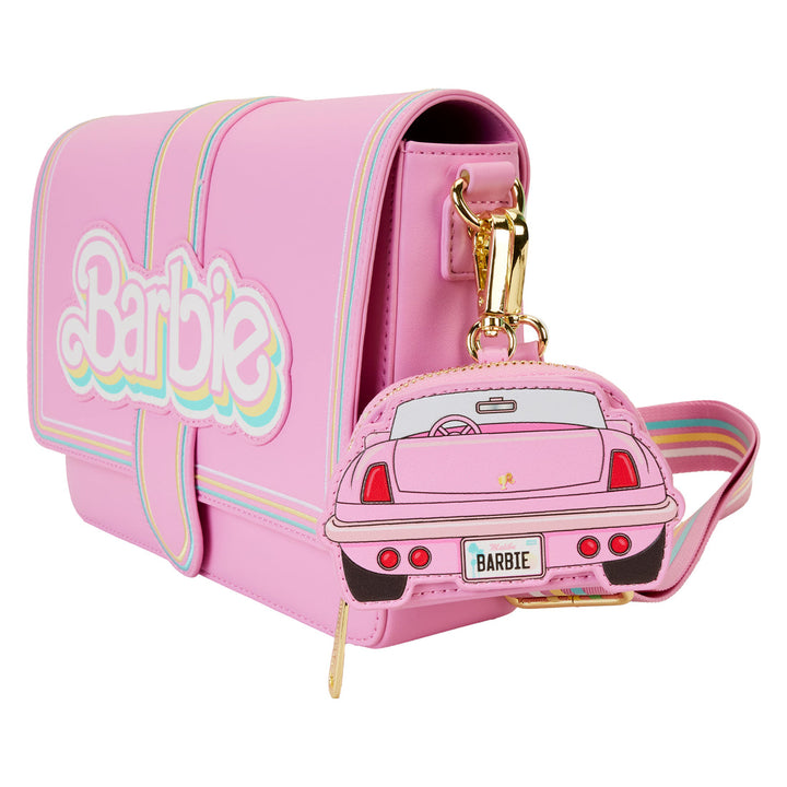 Loungefly Barbie 65th Anniversary Logo Crossbody Bag with Coin Bag