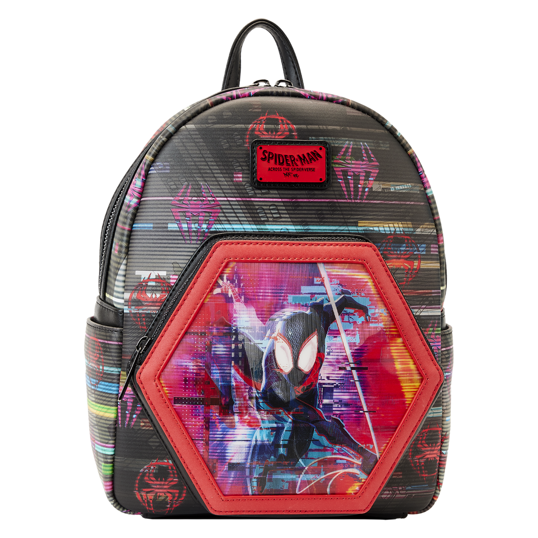 Loungefly Marvel Across The Spider-Verse Lenticular Mini Backpack