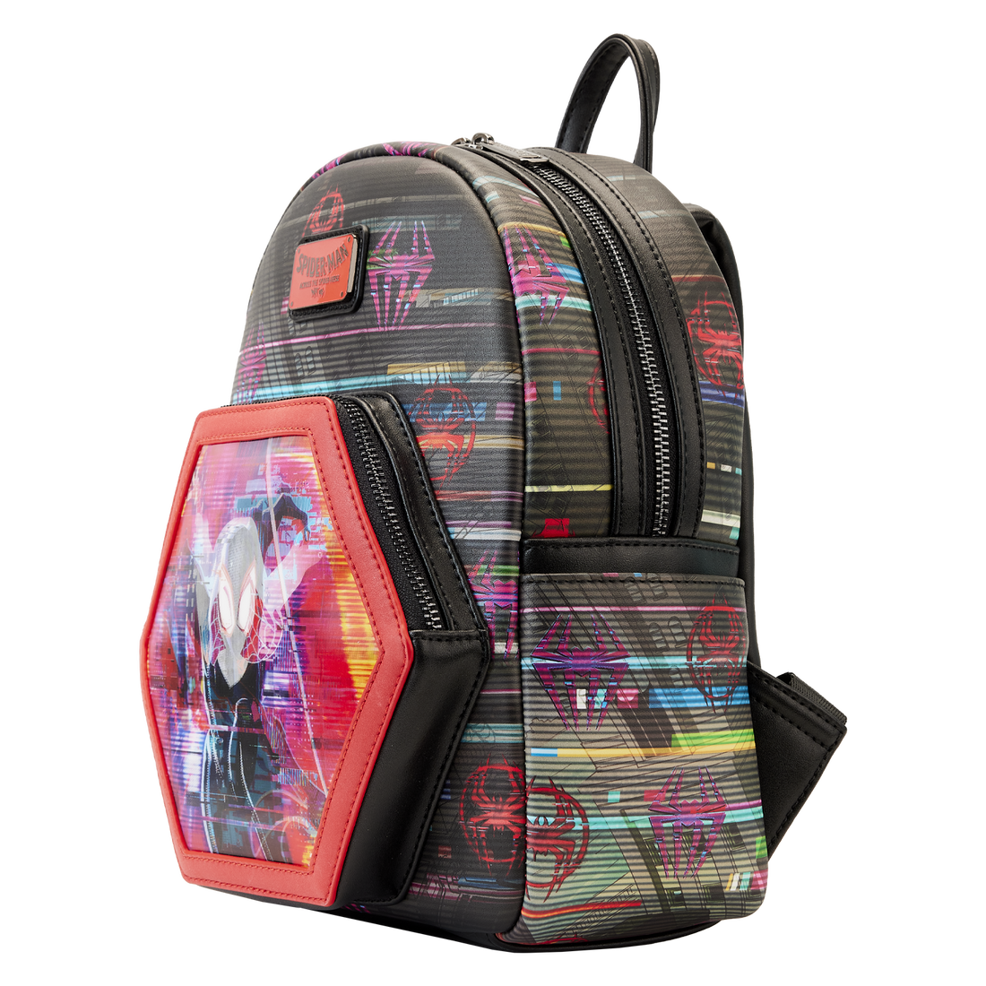 Loungefly Marvel Across The Spider-Verse Lenticular Mini Backpack