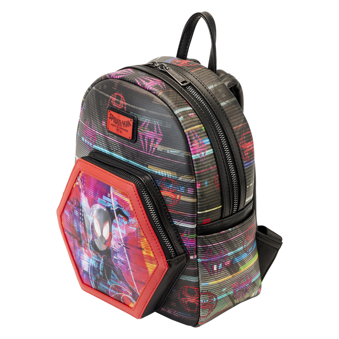 Loungefly Marvel Across The Spider-Verse Lenticular Mini Backpack