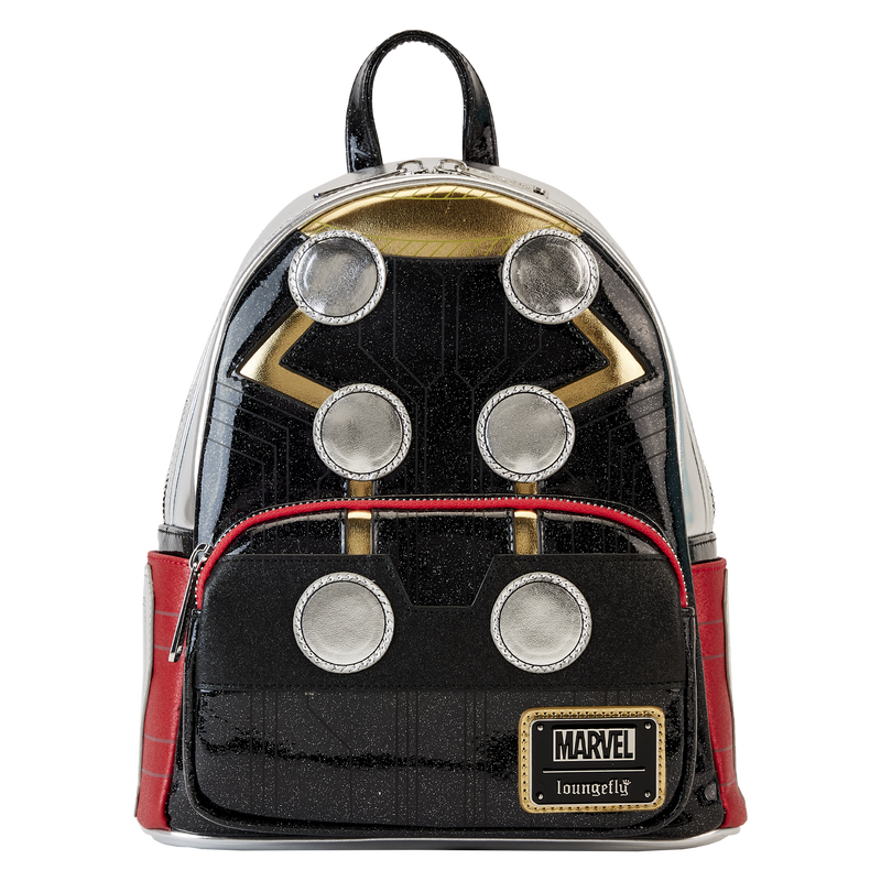 Loungefly Marvel Metallic Thor Cosplay Mini Backpack